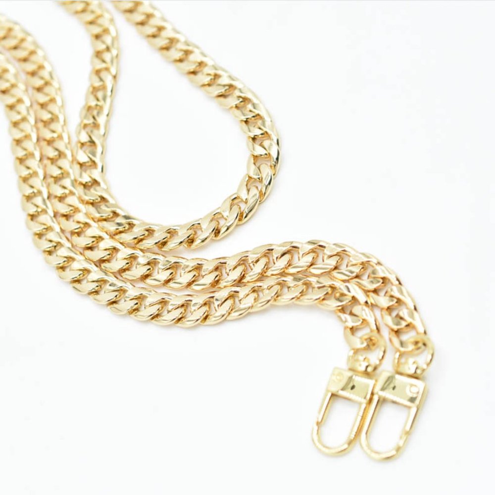 Luxury Gold High Polish Handbag Chain - Picture 6 of 13